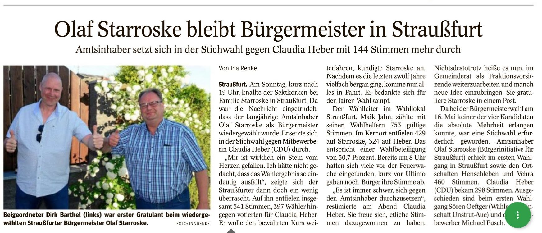 Thüringer Allgemeine vom 31. Mai 2021